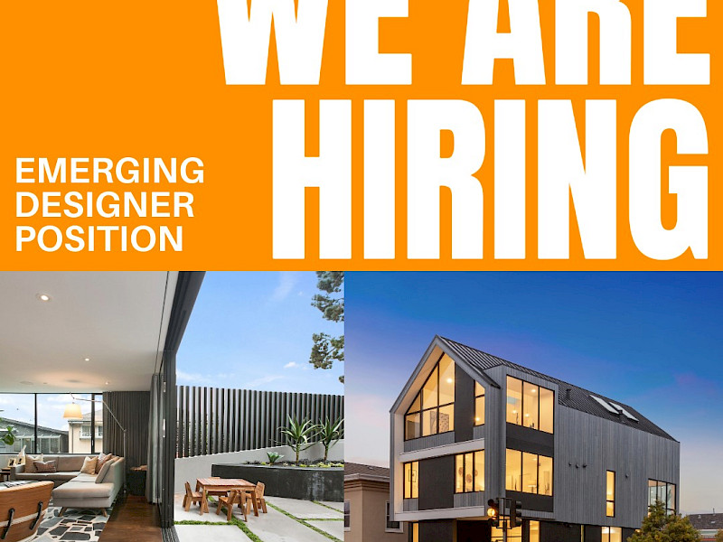 Emerging Designer Position: Winder Gibson Architects